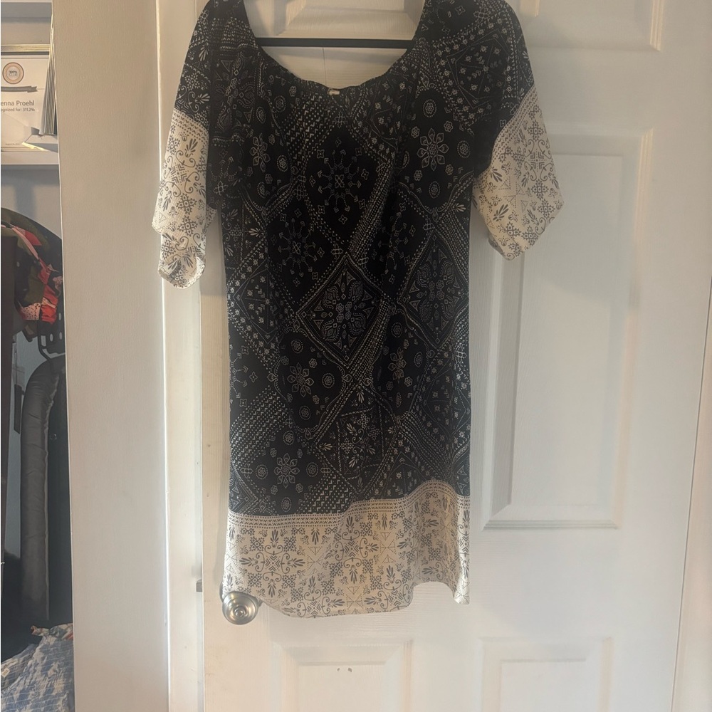 My Beloved Black and White Patterned Dress